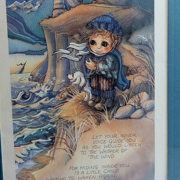 Let Your Inner Voice Guide You Jody Bergsma - 5x7 Limited Edition Numbered 1986 - Picture 5 of 6